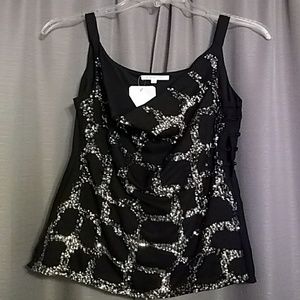 Patrizia Pepe Sequin Top